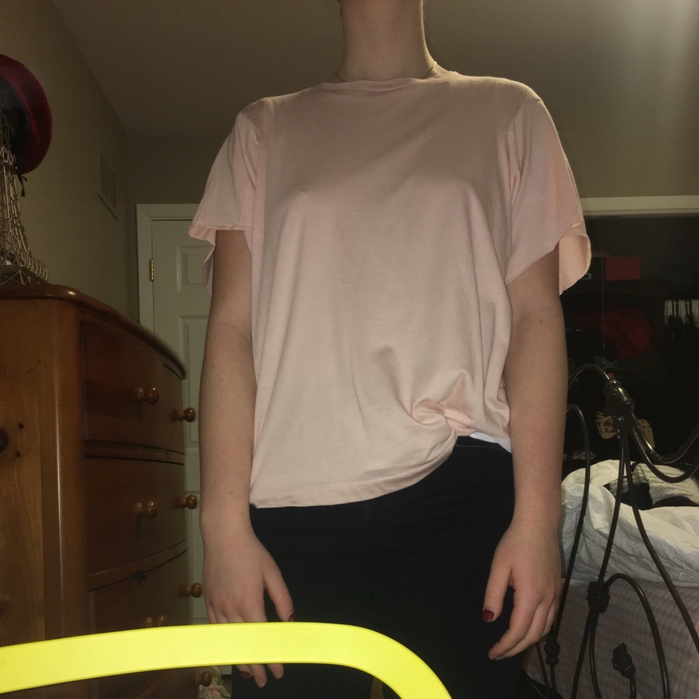 Helmut lang pink tee